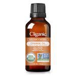 Cliganic USDA Organic Sweet Orange Essential Oil, 30ml - 100% Pure Natural for Aromatherapy Diffuser | Non-GMO Verified