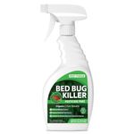 Bed Bug Killer Spray For Mattress I Strong - Kills on Contact I Indoor & Outdoor Use I Organic I Pesticide Free I For All Types of BedBug I Spray Bottle 500ml