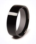 CNICK Smart Payment Ring - Contactless NFC Payment Ring with Tokenization, Fashionable Design, VISA and MasterCard Compatible, Tesla Key Ring for Model 3/Y/S/X/CT (Black, 6)