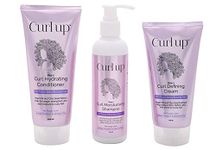 Curl Up Curl Care Bundle with Curly Hair Shampoo, Conditioner and Leave in Curl Defining Cream - For Dry Frizzy, Wavy & Curly Hair - Sulphate Paraben And Silicone Free (Combo of 3)