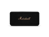 Marshall Middleton Portable Bluetooth Speaker with 20+ Hours of Portable Playtime, 360° Sound, Dust & Waterproof (IP67) - Black & Brass.