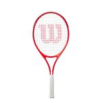 Wilson Roger Federer 25 Red-White Strung Aluminum Tennis Racquet (225 g)