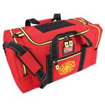 Lightning X Value Firefighter Turnout Gear Bag w/Maltese Cross, Red, 16" x 21", Durability