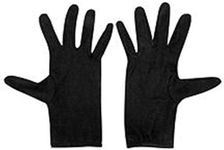 London paree men's Cotton Hand Gloves for Driving and Hiking, Protection from Sun and Dust (Black)