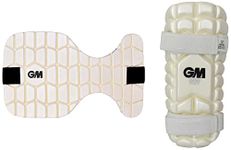 GM 1600982 909 Men's PVC Cricket Chest Guard & 1600984 909 Cricket Arm Guard Combo