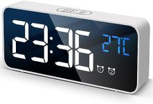 【2024 Upgraded】Digital Alarm Clock 