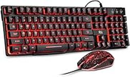 Rii Gaming Keyboard and Mouse Set, 