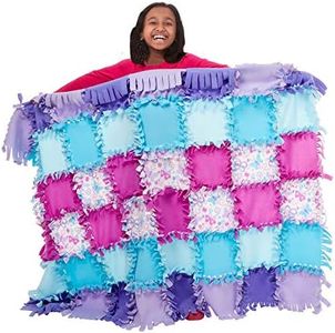 Melissa & Doug Created by Me! Butterfly Fleece Quilt No-Sew Craft Kit (48 squares, 1. metres x 1.5 metres)