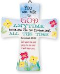 Childs Bedroom Cross You Can Talk To God SET INCLUDES A LOURDES PRAYER CARD