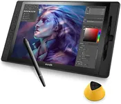 SereneLife Graphic Tablet with Passive Pen - 15.6" Full-Laminated Technology Art Monitor w/ 8192 Pressure Levels Battery-Free Stylus - Digital Drawing, Online Teaching, Design - for MAC, Windows OS