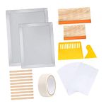 ZOOMELLA 27x Screen Printing Machine Frame Starter Kit Tool for DIY T-Shirts Clothes|Screen Printing Sets & Kits|Crafts