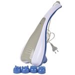 Dealsure 2 Speed Handheld Massager Vibration Magnetic Infrared Therapy to Pain and Stress Relief Acupressure Dual hand double point body with advance finger care for blood circulation White Blue