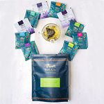 TGL Co. The Good Life Company Green Tea Sampler Box | Women & Men | Best Tea Sampler Gift Set | Natural Immunity 10 Different Flavors | 10 Pyramid Tea Bags | Flavoured Tea | Improves Health, 20 Gram