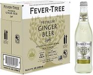 Fever-Tree Naturally Light Ginger Beer, 16.9 Ounce Glass Bottles (Pack of 8)