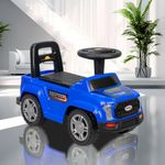 Toy Zone Raptor Baby Ride On Car for Kids, Toddlers Push Ride Baby Kids Car with Backrest, Push Ride On Toy Jeep with Music & LED Light, Under Seat Storage, 2 to 5 Years (Blue)