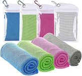 4 pcs Cooling Towel (40"x 12"), Ice