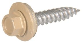 The Hillman Group The Hillman Group 35286 Self-Piercing Sheeters Screw Tan 10 x 1 40-Pack