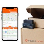 Navmii Tracker Mini Car Tracker - GPS Car Tracker For Real-Time, Plug and Play Vehicle Location Tracking - OBD Port Tracking Device for Car, Van & Fleet Security - Instant Notification of Removal