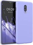 kwmobile Case Compatible with OnePlus 6T Case - Slim Protective TPU Silicone Phone Cover - Light Lavender