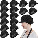 16 Pcs Chef Hats for Women Hair Net