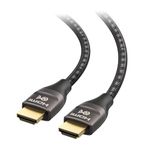 Cable Matters Premium Braided 48Gbps Ultra HD 8K HDMI Cable with HDR for PS5, Xbox Series X/S, RTX3080 / 3090, Apple TV, and More - 3m, 9.8 Feet