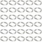 Uniclife 100 Pack 10mm Mini Split Jump Ring with Double Loops Small Metal Rings Connectors for Jewelry Necklaces Bracelets Earrings Crafts Ornaments and DIY Arts