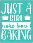 Briartw Baking,Word Phrase Silkscreen Stencil,Reusable Self-Adhesive Silk Screen Printing, Flower Sentiments for Home Decor/Printing on Wood/Fabric/Wall/Cup/Plate/Glass/Paper,8.5x11 inch