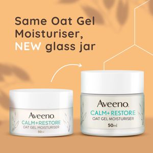 Aveeno Calm+Restore Oat Gel Moisturiser, 50ml – Sensitive Skin