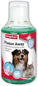Beaphar | Plaque Away Drinking Water Additive | Dental Care for Dogs & Cats | Fights Bad Breath | Helps Reduce Plaque Build-up | 250ml