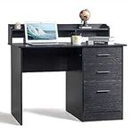 Karl home Black Computer Desk with 