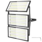 Ankishi 300W LED Floodlight Outdoor - Super Bright 30000LM Outdoor Security Lights IP66 Waterproof Flood Lighting 6000K Cool White Wall Light Outdoor Lights for Garage Patio Backyard Front Yard