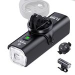 TOWILD 600 Lumens Bike Front Lights with Wireless Remote-IPX6 Waterproof Cycling Headlights 2000mAh Rechargeable Bicycle Headlight, Smart Bike Light for Commute Cycling, Supports Inverse Installation