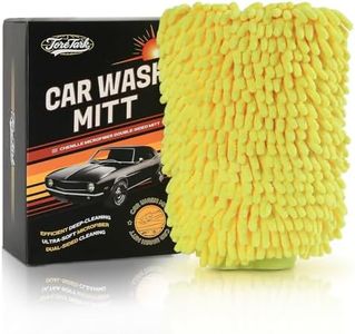 toretark Microfiber Car Wash Mitt, Car Sponge Wrapped in Soft, Plush Fiber Cloth Material, Safe Washing with Any Car Soap, Bucket, Foam Gun, Foam Cannon, Other Cleaning Supplies