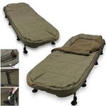 Lidsters Sleep System Deluxe 8 Leg Full Flat Fishing Bed chair Sleeping Bag LFS