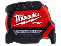 Milwaukee 4932464602 Magnetic Tape Measure 5m/16ft, Black