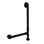 Kingston Brass CC2080 Vintage Clawfoot Tub Drain, Matte Black, 20-1/4"~22-5/8" x 7" (L) x 3" (W) x 14-1/4"~5" (H)