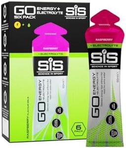 Science in Sport GO Isotonic Energy Gel with Electrolyte, Gels for Running/Cycling, Rasberry, 60 ml (6 Pack)