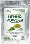 Natural Brown Henna 100% All Natural Indigo Powder for Temporary Tattoos, Hair Dye & Beard Dye (Henna) Organic, Herbal & Vegan Chemical & Cruelty Free