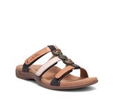 Taos Footwear Women's Prize 4 Sandal, Tan Multi, 5 UK