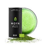 Moya Matcha Organic Tea Green Powder | 30g Premium Ceremonial Grade (I) | Grown & Harvested in Uji, Japan | Perfect for the Traditional Japanese Tea Ceremony with Water | Vegan & Vegetarian Friendly