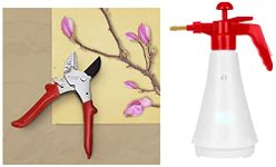 Kraft Seeds Branch Pruner & Pressure Spray Pump For Gardening