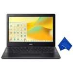 Acer Chromebook 311 11.6" HD Laptop - Intel Celeron N4500, 4GB RAM, 64GB eMMC, Chrome OS (with Microfiber Cloth) - Star Black (CBOA311-1H-C90F)