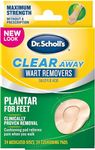 Dr. Scholl's Clear Away Wart Remover Plantar 24 ea (Pack of 2)