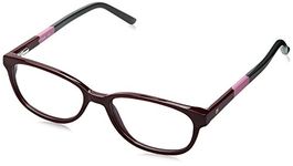 Titan Red Colored Rectangle Shaped Eyeglasses With Polarized Lens Technology for Women(T2235B1A1V)