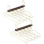 LivingBasics 5 in 1 Magic Hanger for Wardrobe (Set of 2)