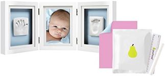 Pearhead Baby Prints Deluxe Desktop Frame, White