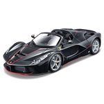 Maistro M39133 1/24 Metal 1:24 LA Ferrari Aperta KIT, Black, L