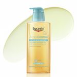 Eucerin AtoControl Bath & Shower Oil 400ml, Soap-Free, Fragrance-Free Body Cleansing Oil, Enriched with Omega-3 and Omega-6, Soothes and Protects Atopic Skin