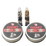 Gamo Performance Pellet Combo Pack – .177 Caliber (PBA, PBA Armor, Red Fire, Rocket) | High Velocity Airgun Pellets, Silver