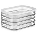 Tioncy Deli Meat Container for Fridge Bacon Container for Refrigerator Stackable Food Storage Boxes with Lid Cheese Keeper Box for Fridge Airtight Deli Holder Organizer for Turkey Pantry Lunch